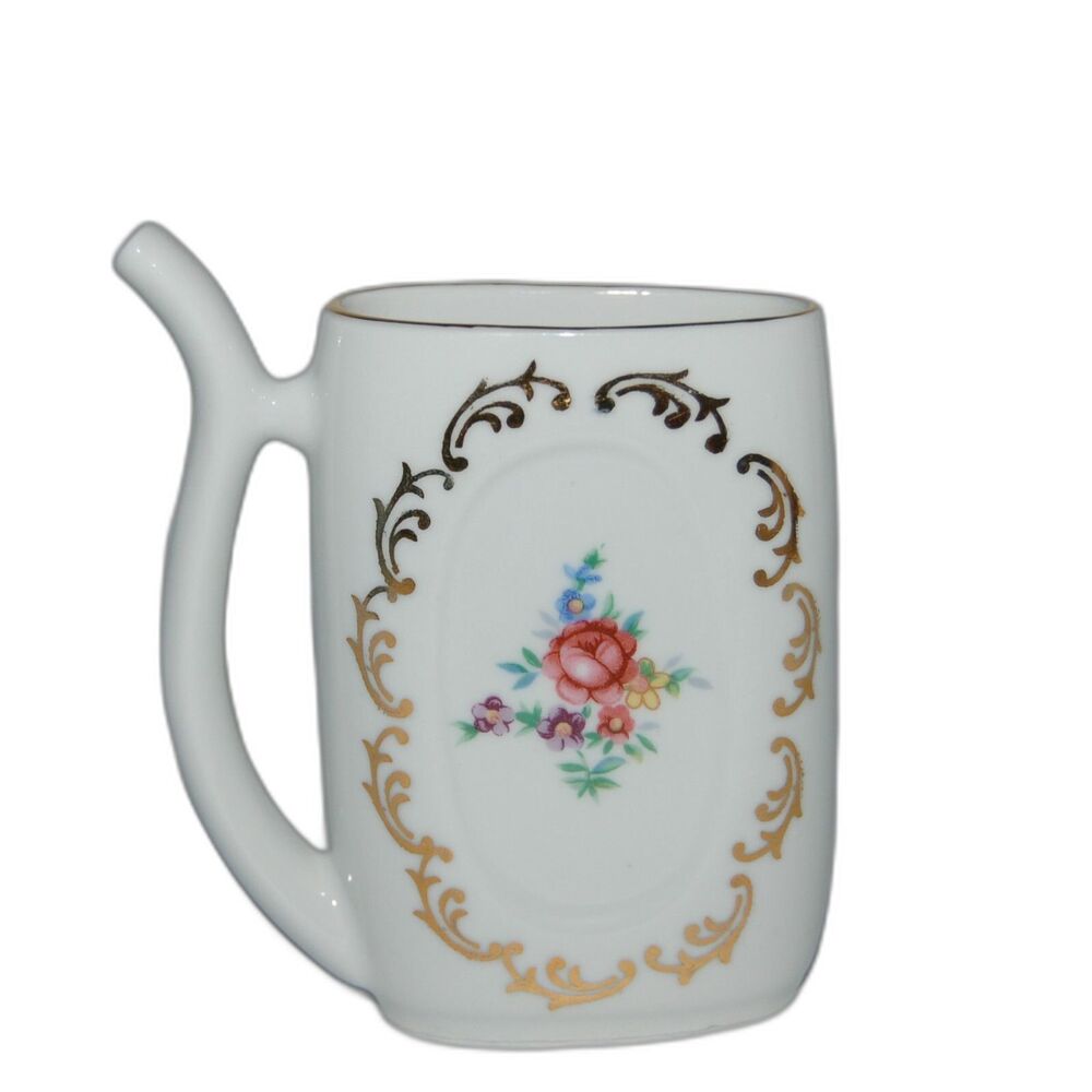 Vintage Lazne Luhacovice Spa Porcelain Cup Mug Epiag Jome Czech Republic Straw